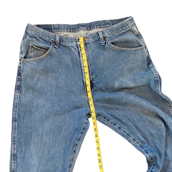 Wrangler Regular Fit Denim Jeans Size Men’s 38 x 34 Pre-Owned - Picture 11 of 14